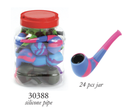 SILICONE PIPE CAMO COLOR JAR OF 24