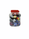 SILICONE SAFE CAN BALLS IN A JAR 30CT ASSORTED COLORS GS30394