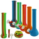 SILICONE WATER PIPE 13" ASSORTED COLORS