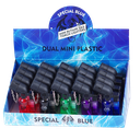 SPECIAL BLUE DUAL MINI PLASTIC LT116 BOX OF 20