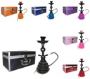 TANYA HEART 2HOSE HOOKAH CASE ASSORTED COLORS