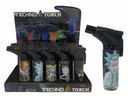 TECHNO TORCH #00139SPP RICK AND MORTY DESIGN TORCH LIGHTERS BOX OF 15