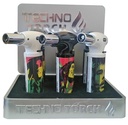 TECHNO TORCH BIG MAN SLANT TORCH LIGHTER #82110BM BOX OF 6