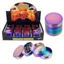 TOBACCO GRINDER GR131-40RB 40MM 4 PARTS BOX OF 12