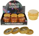 TOBACCO GRINDER WOOD BOX OF 6