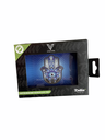 V SYNDICATE SMALL GLASS ROLLING TRAY HAMSA - BLUE