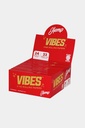 VIBES HEMP FINE ROLLING PAPERS KING SIZE 33CT WITH TIPS BOX OF 24