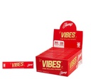 VIBES HEMP KING SIZE FINE ROLLING PAPERS 33CT BOX OF 50