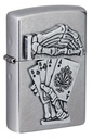 ZIPPO LIGHTER DEAD MAN'S HAND EMBLEM 49536