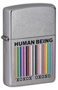 ZIPPO LIGHTER HUMAN BEING DESIGN 49578