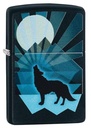 ZIPPO LIGHTER WOLF AND MOON DESIGN 29864