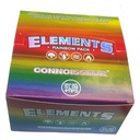 ELEMENTS RAINBOW CONNOISSEUR KING SIZE PAPERS+TIPS 32PK BOX OF 24