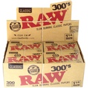 RAW CLASSIC 1 1/4 300s ROLLING PAPERS BOX OF 20