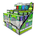 NOVELTY LIGHT-UP GLASS ASHTRAY W/MULTI-COLOR LED LIGHT BOX OF 6