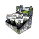 NOVELTY GLOW IN THE DARK LID BUTT BUCKET ASHTRAY W/LED LIGHT BOX OF 6
