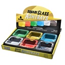 BLINK SQUARE GLASS ASHTRAY BOX OF 6
